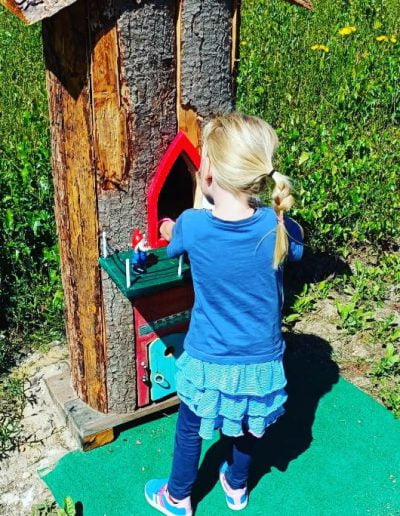 Kabouter pad veluwe met kinderen