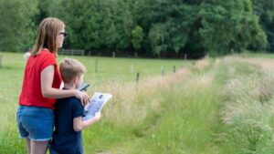 meisje met speurtocht mysterie van Mink