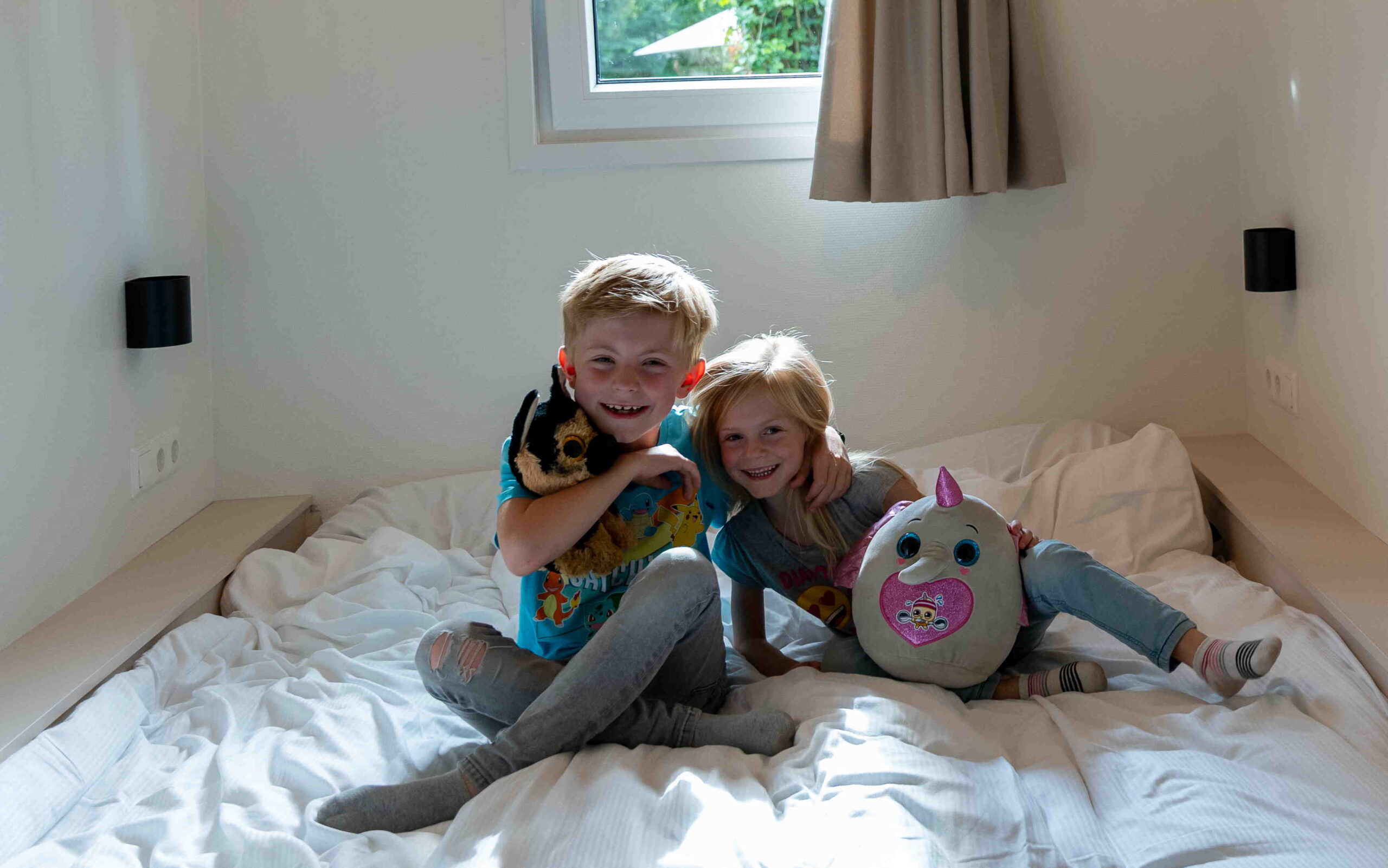 Kinderen bedstee vakantiewoning Veluwe Het Lorkenbos