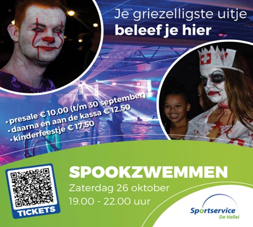 Spookzwemmen Zwembad De Peppel