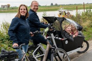 Fietsen met kinderen op Hemelvaartsdag