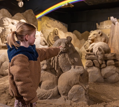 Zandsculpturen Garderen.