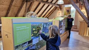 Kinderen in Bezoekerscentrum Renkums Beekdal