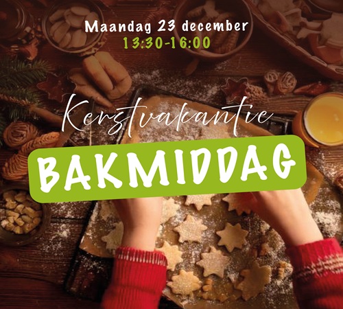 Bakmiddag bij De Groenerie in de vakantie