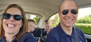 onze toerrit op de Veluwe met een Oldtimer