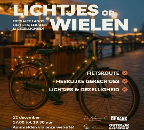 Lichtjes op wielen in Harderwijk