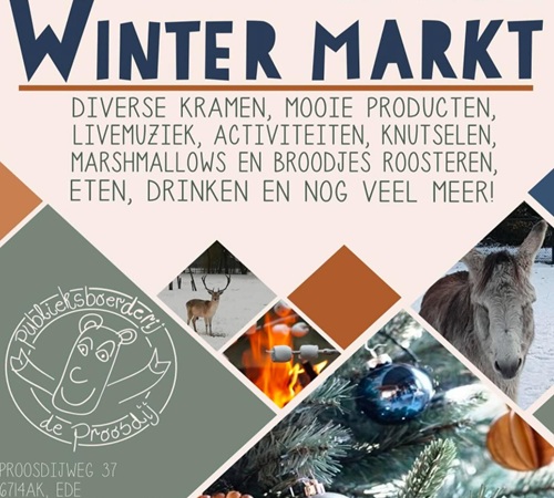 Wintermarkt kinderboerderij De Proosdij Wintermarkt Publieksboerderij de Proosdij