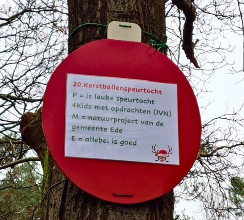 Kerstballenspeurtocht Natuurcentrum De Ginkel Kerstballenspeurtocht Natuurcentrum De Ginkel