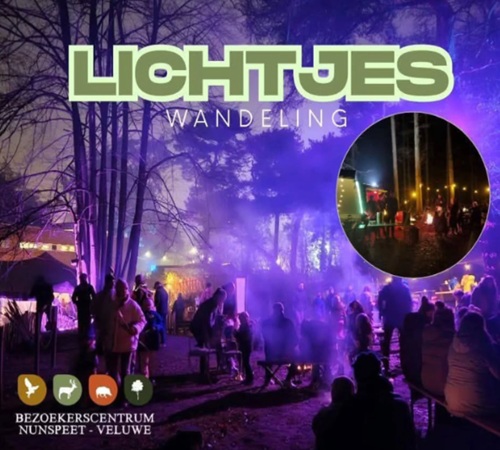 Lichtjeswandeling Bezoekerscentrum Nunspeet Lichtjeswandeling Bezoekerscentrum Nunspeet