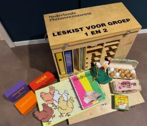 Leskisten voor basisscholen van het Pluimveemuseum Barneveld