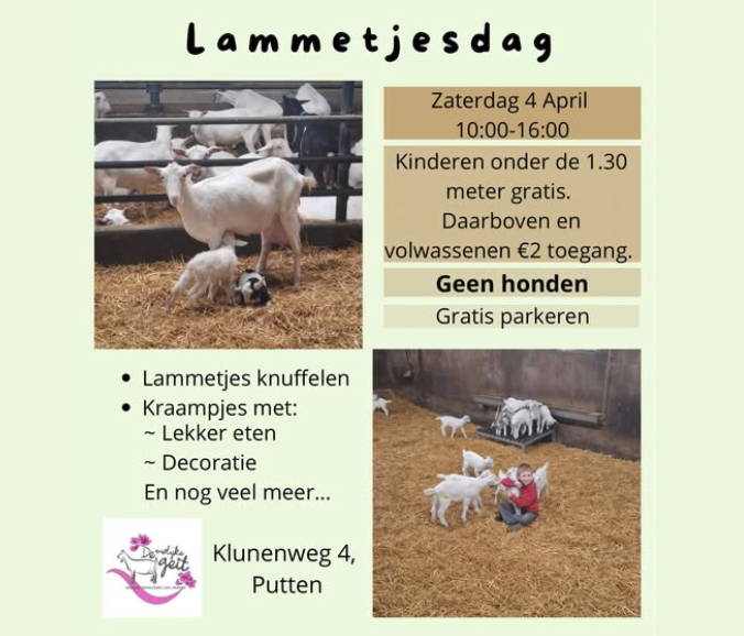 Lammetjesdag De Vrolijke Geit