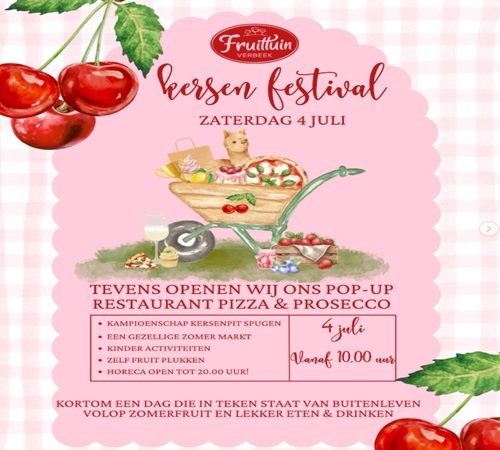 Kersenfestival Fruittuin Verbeek