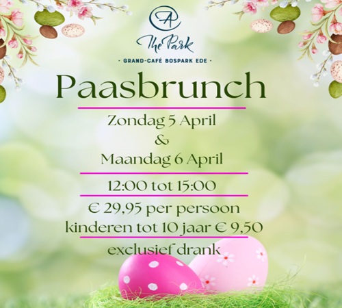 Paasbrunch At The Park Bospark Ede