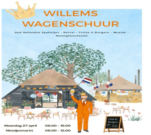 Willems Wagenschuur bij De Wagenschuur 27 april
