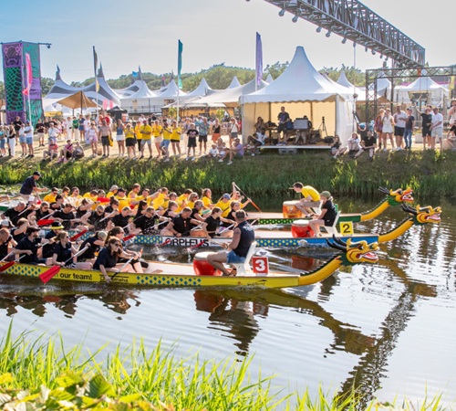 Drakenbootfestival Apeldoorn- In Apeldoorn